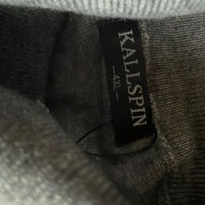 Long Sleeve Knit Turtle Neck 4XL